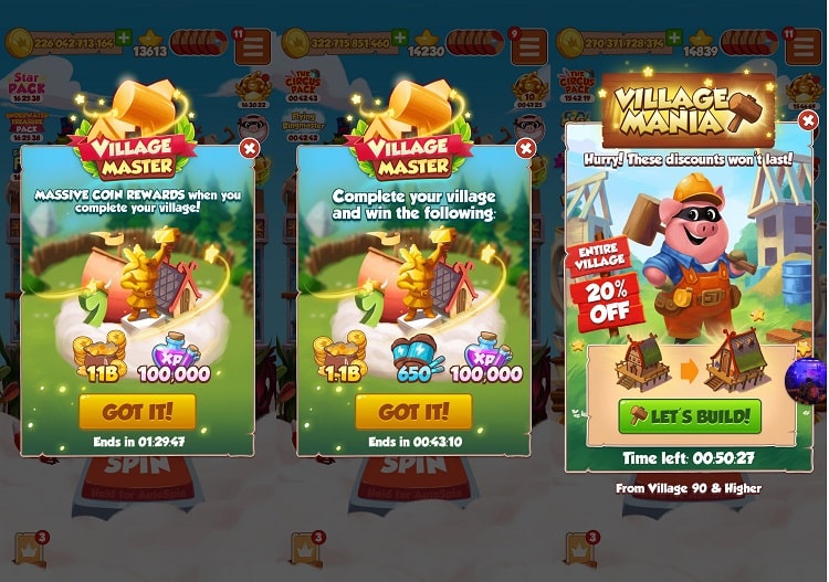 Coin Master challenges