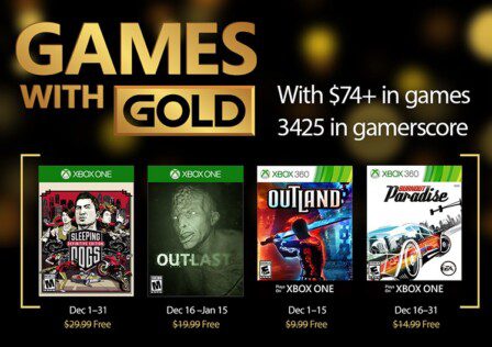 Games with Gold December