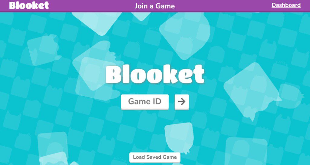 Screenshot of joining a Blooket game